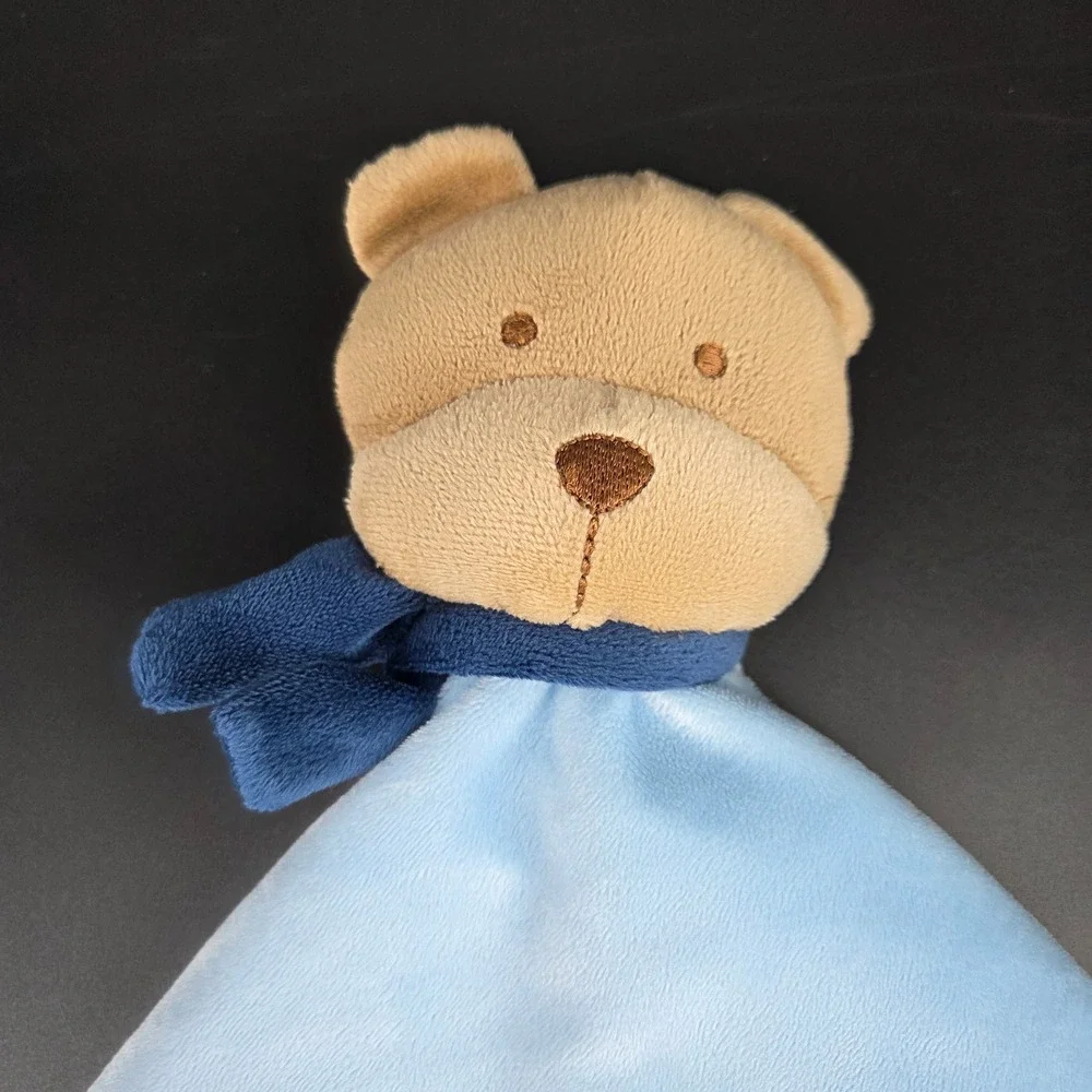 Child of Mine by Carters Baby Security Blanket Blue Bear I Love My Mom Lovey